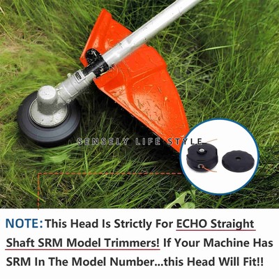 SRM230 Black String Trimmer Head Fit for Echo Straight Shaft Models PAS211 GT251