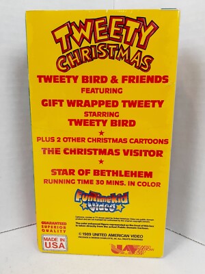 NEW It's A Tweety Christmas VHS Tweety Bird and Friends Looney
