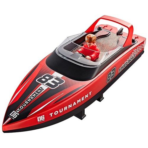2 Pack 10" Fast RC Boat 15KPH, Pool/Saltwater, Summer Toy for Kids Adults - Picture 3 of 12