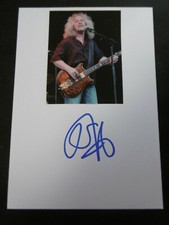 Les Holroyd "Barclay James Harvest" autograph signed 10x15 cm index card 