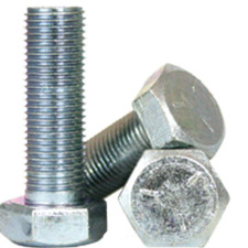 5/16"-18 x 1 1/4" Steel Hex Bolts, Grade 5, Zinc, FT, UNC, Made in USA, 25 PK