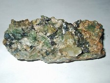- Minerali Grezzi Cristalloterapia - EMATITE con QUARZO PRASIO (99) grecia