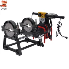 2 Clamps HDPE PP PE Butt Fusion Welding Machine Manual Piping Pipe Fusion Welder