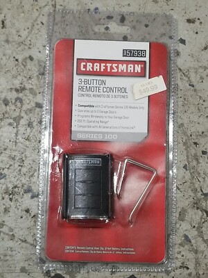 Craftsman 3-Button Garage Remote Control for Series 100 # 9-57938 New