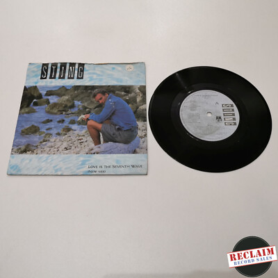 sting love is the seventh wave 7'' vinyl record very good condition