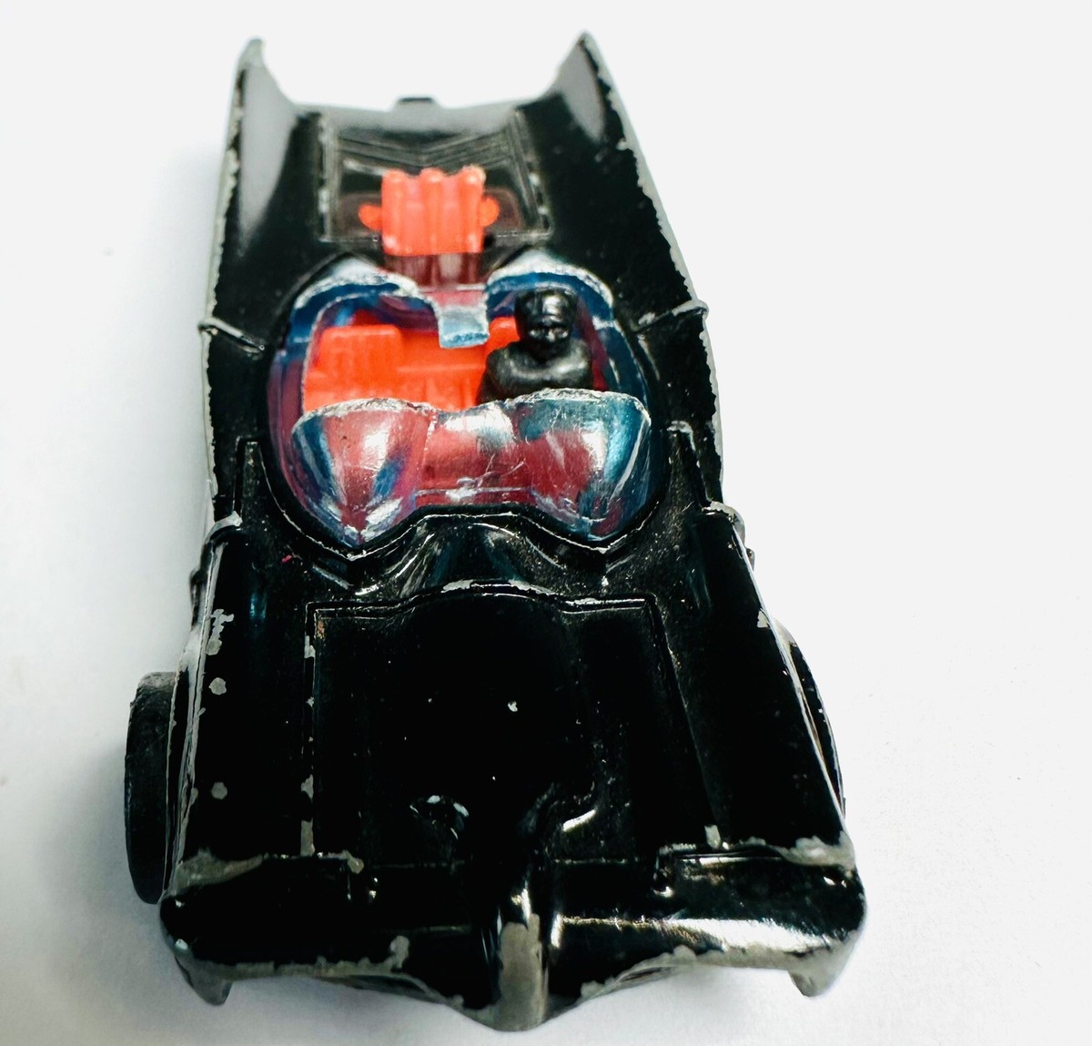 1976 Corgi Juniors Batmobile W/ Batman 1:64 Scale Toy DC Comics