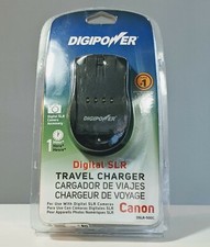 CANON DIGIPOWER SLR BATTERY TRAVEL CHARGER, DSLR-500C, LP-E8,LP-E6,LP-E5,NP-2L