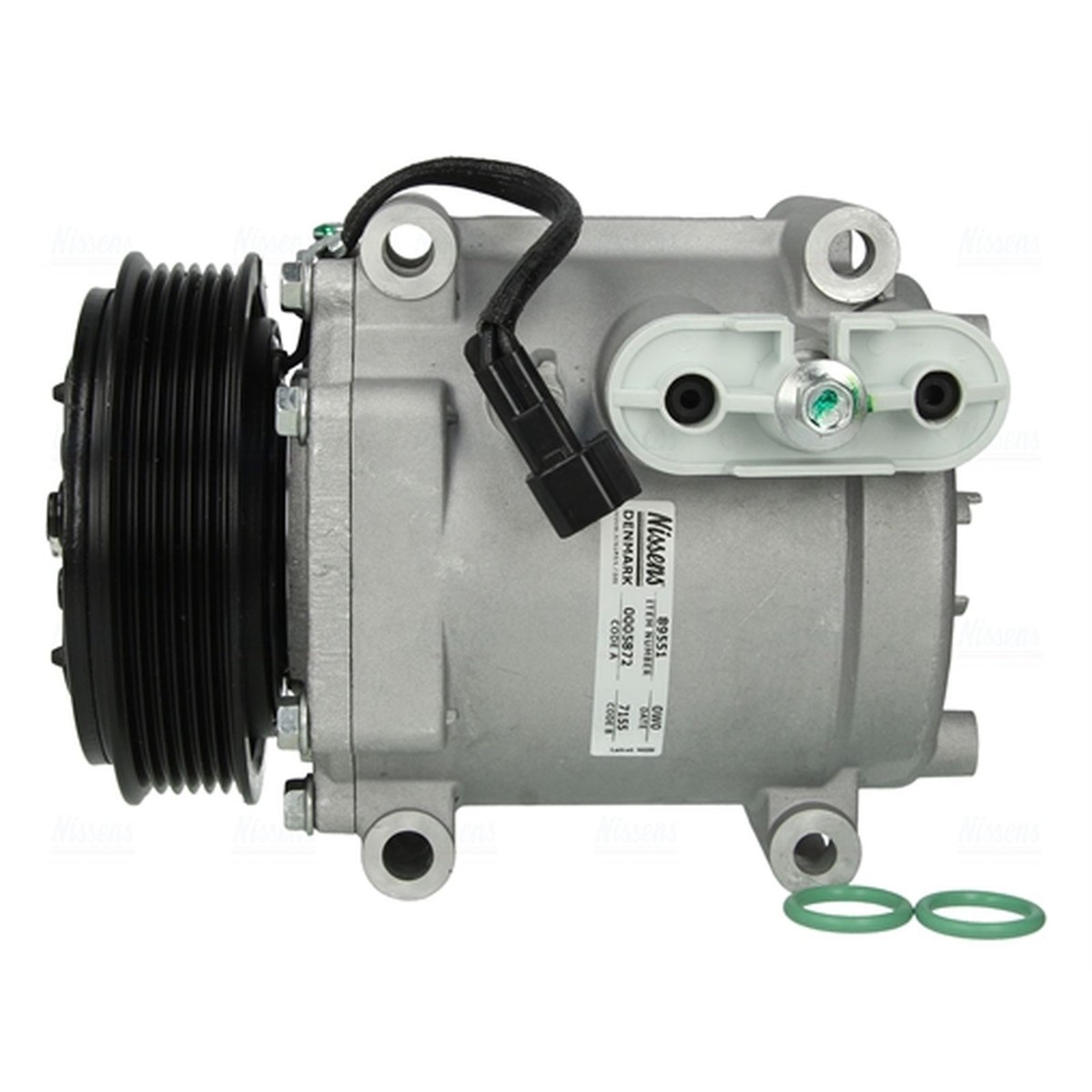 Air Con Compressor For Ford Fiesta MK7 TDCi Nissens AC 1514842