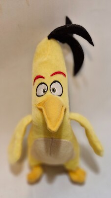 Angry Birds gelbes Spannfutter 10'' Stofftier Plüschtier von Rovio Sehr guter Zustand