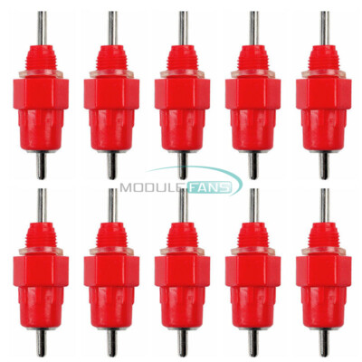 10PCS Drinking Nipples Poultry Water Duck Chicken Hen Feeding Screw In Drinker
