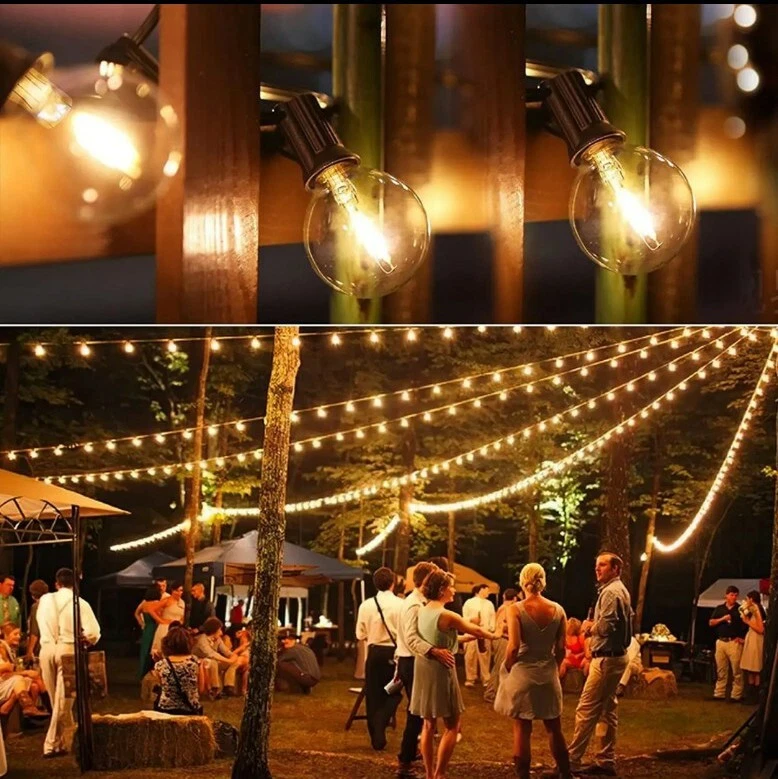 Outdoor string lights 60 feet deals