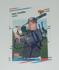 JOSE CASTILLO SIGNED AUTO'D 2004 FLEER PLATINUM CARD #239 PITTSBURGH PIRATES