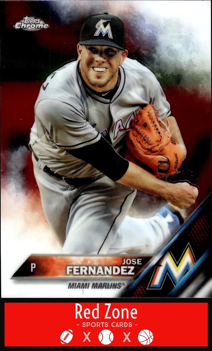値下げフェルナンデス 2016 Topps Chrome - #197 Jose Fernandez NM/NM+ Set Break!. | eBay