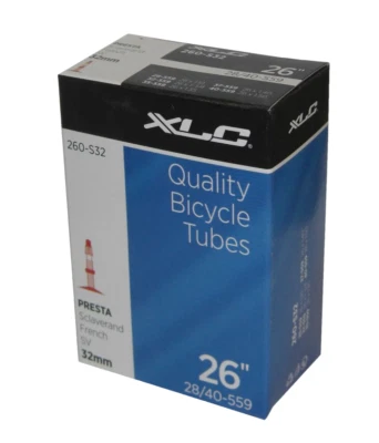 26" Vélo Chambre À Air 26x1.0/1.5 25/40-559 SV 33mm Sclaverand Français Ventil - Photo 1/2