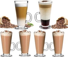 300ML TALL COFFEE LATTE , CUPS MUGS FOR CAPPUCCINO HOT OR COLD DRINKS