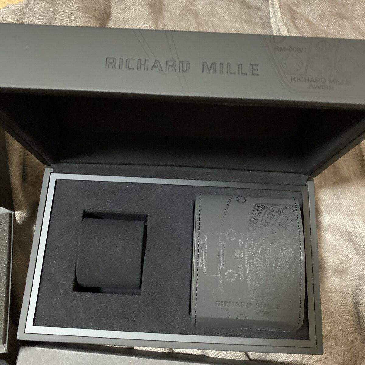 Richard Mille Black Watch Box | eBay Richard Mille Black Watch Box | eBay