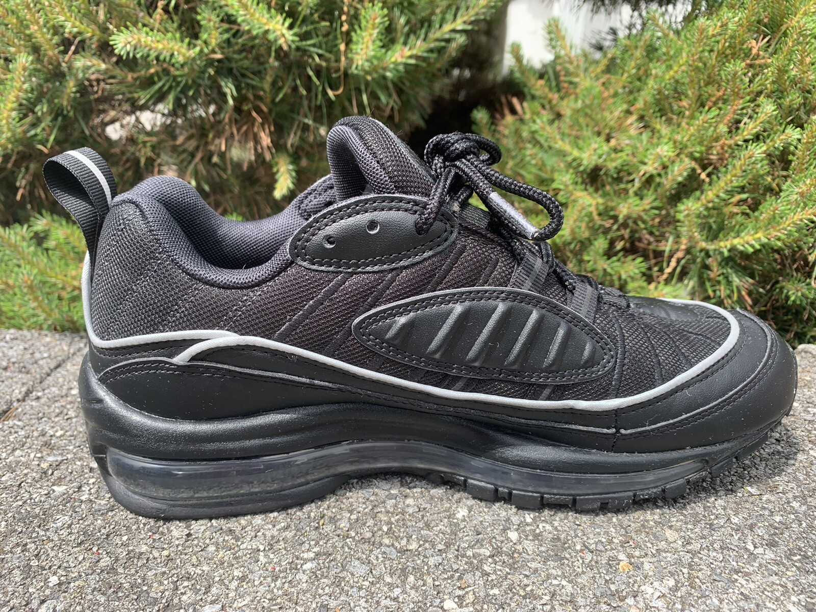 Size 8 - Nike Air Max 98 Black for sale 