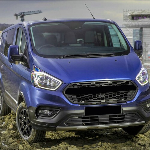 Blue Rearview Mirror Cover Cap Housing For Ford Transit Custom 2012-2023 Right . - Picture 2 of 11
