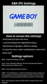 Kirby Game Boy Advance, Funnyplaying Backlit IPS Screen Kirby Dreamland Theme