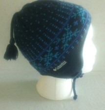 Columbia Acrylic Youth Unisex Knit Ear Flap Hat Cap-One Size Fits Most