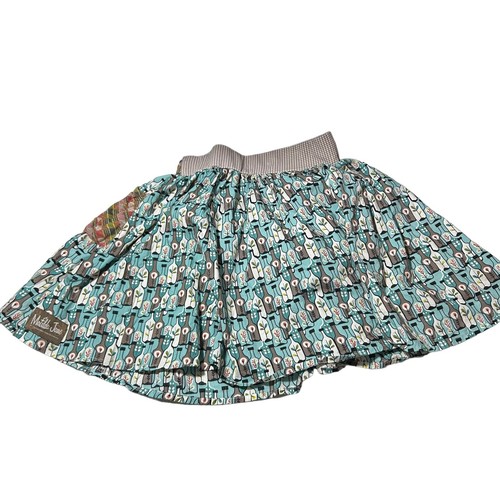 MATILDA JANE You & Me Modern Art Gabby blue grey twirl skirt 12 - Picture 3 of 3