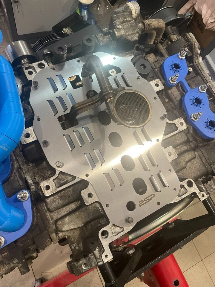 2SP Oil Pan Baffle Plate for EG33 91-97 Subaru SVX, Alcyone Foto 2 de 3