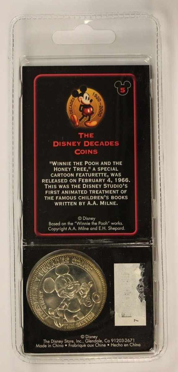 ディズニーコインTHE DISNY DECADES COINS Disney Decades Coins from 1920-2000 (The Disney Store) You