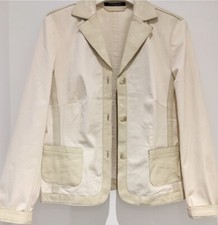 Jacket+top, Pristine,”betty Barclay” Light Beige+lambskin, M, Tailored, Germany