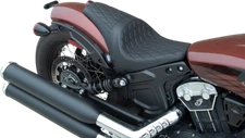 Drag Specialties 3/4 Low Solo Seat Diamond - Black 0810-2255