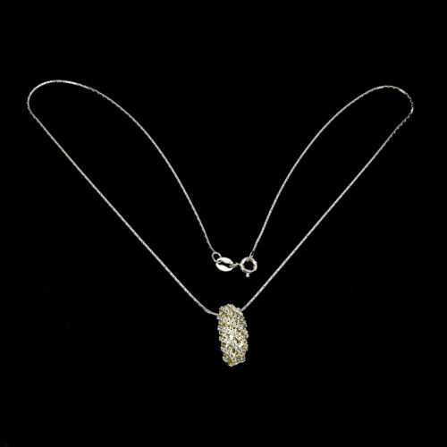 925 Collar de Plata de Ley Redondo Zafiro Topacio Gema Natural Joyería 1 - Imagen 3 de 10
