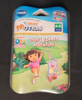 Vtech V.Smile V-Motion Nickelodeon Dora's Fix- It Adventure Active Learning