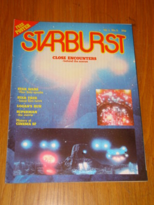 STARBURST #3 BRITISH SCI-FI MONTHLY MAGAZINE MAY 1978 CLOSE ENCOUNTERS