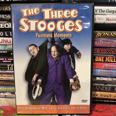 Three Stooges Funniest Moments 1960's DVD Larry Moe Curly Joe Color  Anthology 18713810915|