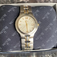 Men's Bulova Two Tone Watch Mother of Pearl Dial and Date