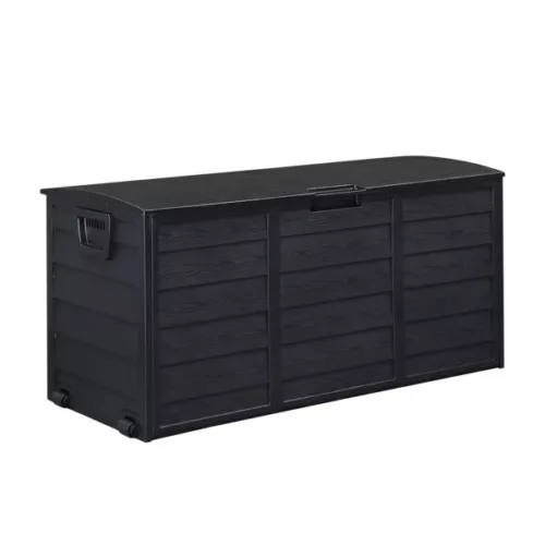 75gal 280L Outdoor Garden Plastic Storage Deck Box Chest Tools Cushions Box NEW - Picture 8 of 10