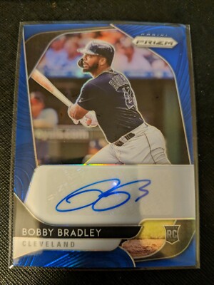 2020 BOBBY BRADLEY PANINI PRIZM BLUE AUTO AUTOGRAPH #ED 23/99!!