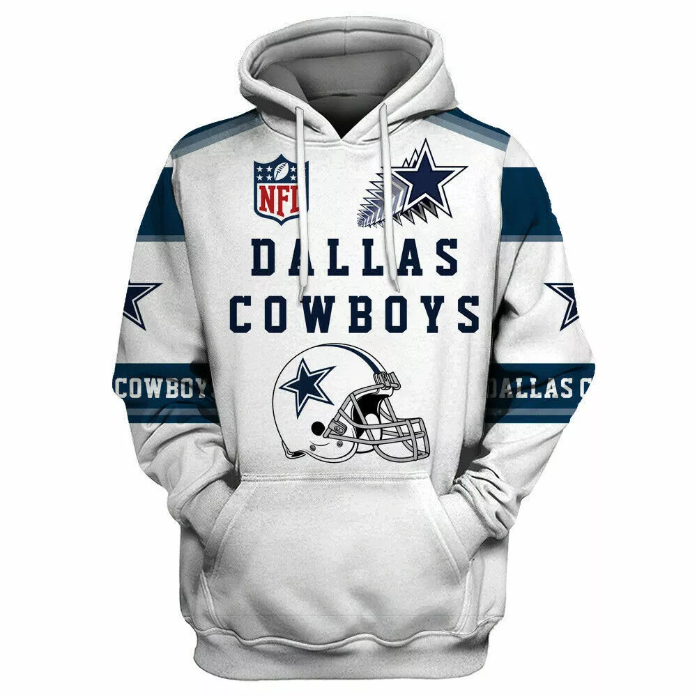 Dallas Cowboys Hoodie Football Hooded Sweatshirt Sports Jacket Fanu0026#039;s  Gifts | eBay
