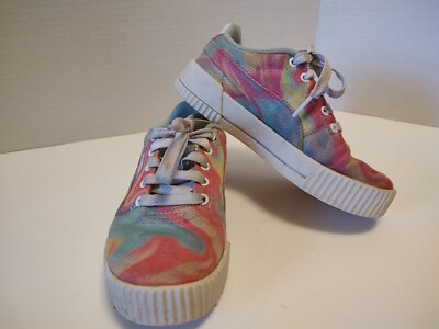 Puma Carina Tie Dye Rainbow Size 13C Soft Foam Sole Platform Shoes