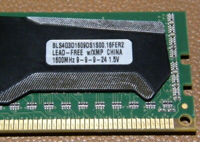 Crucial Ballistix Sport BLS4G3D1609DS1S00.16FER2 DDR3 PC3-12800u 4