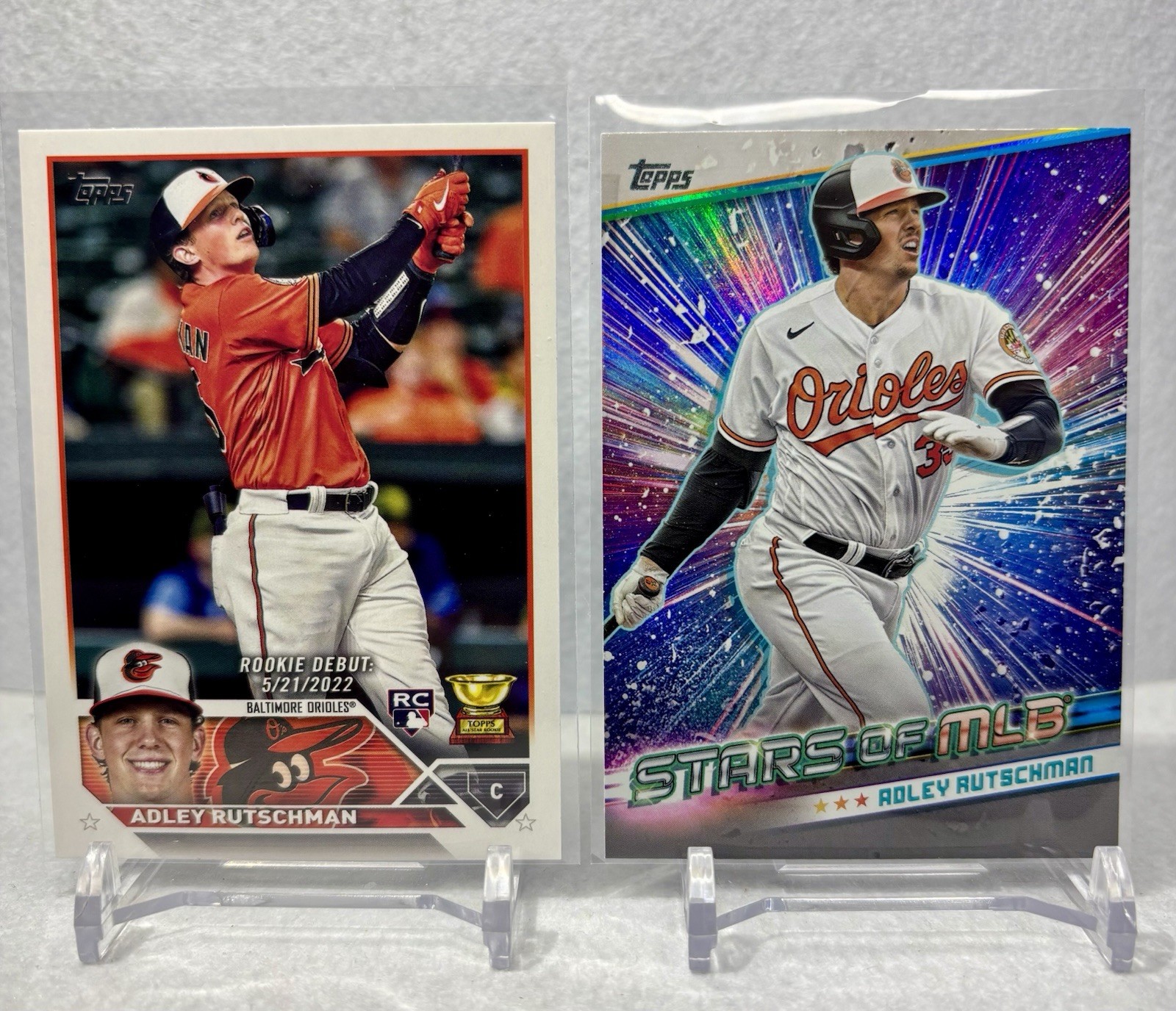 2023 Topps Update Series #US180 Adley Rutschman (RC) Rookie Debut - Orioles