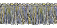"DÉCopro 1 1/2\" Quastenborte Fringe, Periwinkle, Farbe# 5080 - 5 Yards"