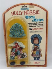 Knickerbocker 6 Holly Hobbie Dress Mates Toy Outfit Bonnet Shoes 9872 NEW