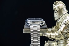 Omega Speedmaster Moonwatch Apollo 45th Anniversary Stainless Steel 42mm Blue 17