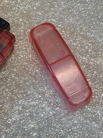 Sega Dreamcast VMU Clear Red Transparent HKT-7000 Japan Tested Working