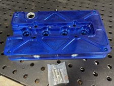 Locash Cnc Billet Valve Cover Anodized Blue For Honda Acura