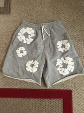 Grey denim tear shorts never worn just doesn ...