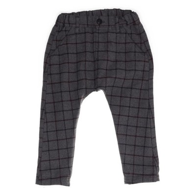 Lindex Baby, Hose, Größe: 86, Grau/Mehrfarbig, Karo, Tweed, Unisex (Kinder) #KXQ