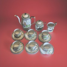 hand painted climax made in japan tea set