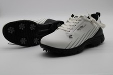FitVille Men's Spiked Golf Shoes WaterResistant Lightweight Removable Spikes 10W