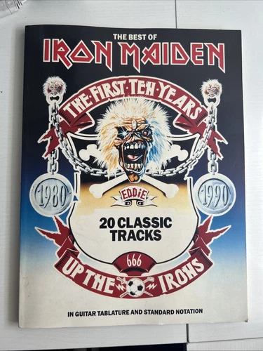 IRON MAIDEN THE FIRST TEN YEARS 20 CLASSIC TRACKS GUITAR TABLATURE